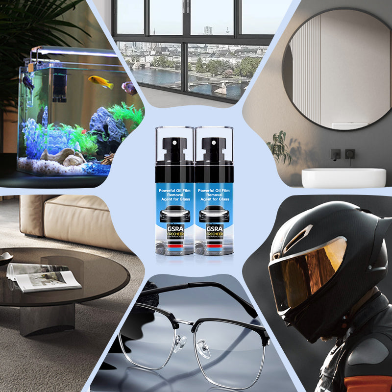 🔥Hög kvalitet🔥Kraftfullt medel för borttagning av oljefilm på glas(🔥50 % rabatt)