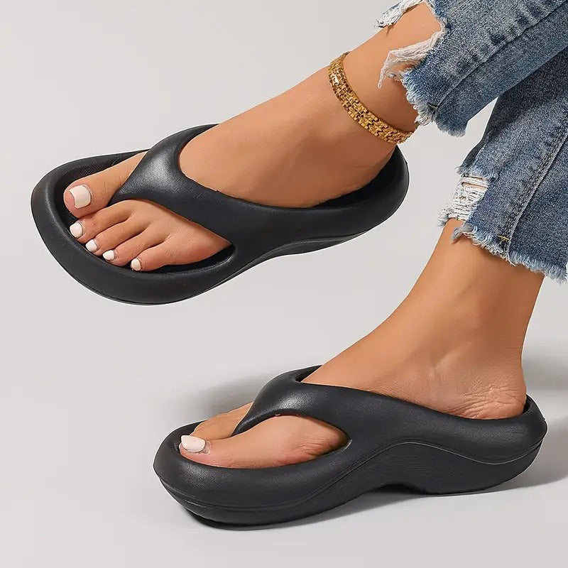 🍃Mode Halkfria Flip Flops med mjuk tjock sula
