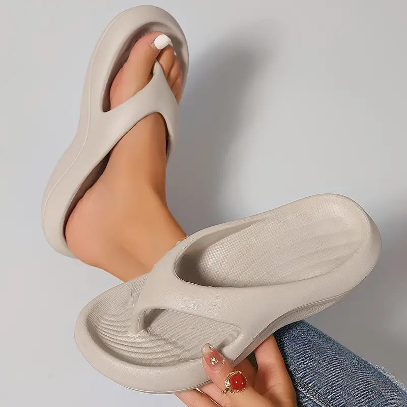 🍃Mode Halkfria Flip Flops med mjuk tjock sula