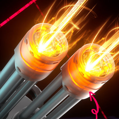 🔫🔥Sommar 55% rabatt🤽Gatling elektrisk vattenpistol med dubbla pipor