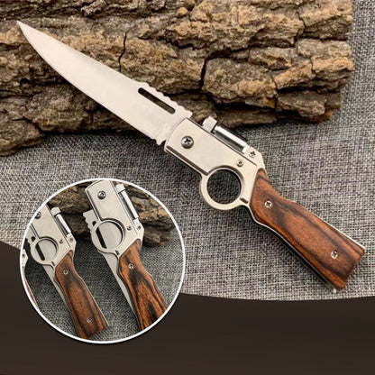 🔥Portabel fällkniv i rostfritt stål för utomhusbruk🗡️
