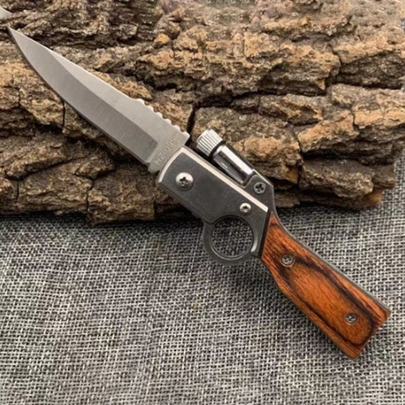 🔥Portabel fällkniv i rostfritt stål för utomhusbruk🗡️