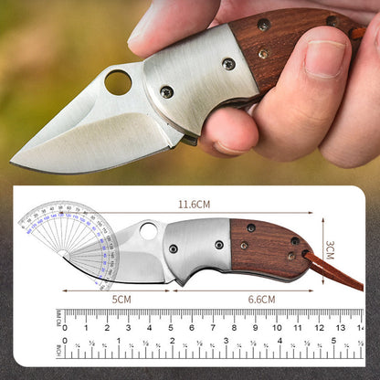 🔥Portabel fällkniv i rostfritt stål för utomhusbruk🗡️
