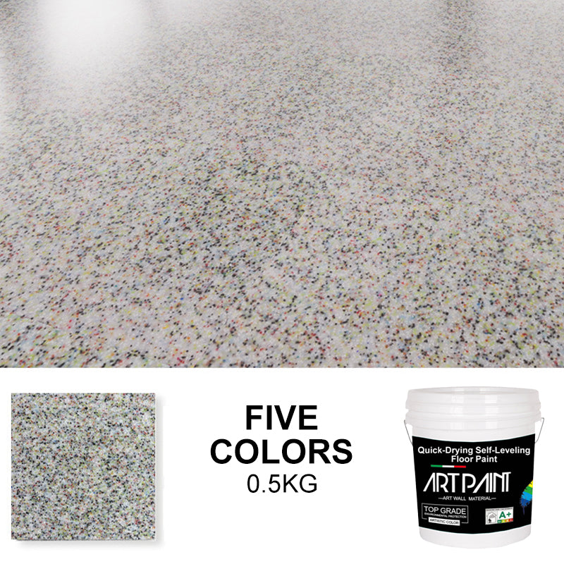 🔥2025 Ny Multi-Colour🔥Snabbtorkande självutjämnande golvfärg