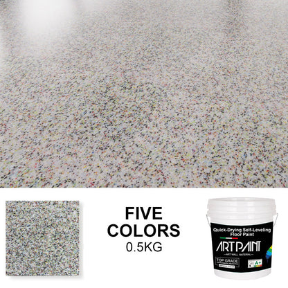 🔥2025 Ny Multi-Colour🔥Snabbtorkande självutjämnande golvfärg