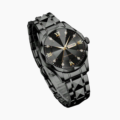 🔥Lyxiga vattentäta analoga kvartsklockor för män