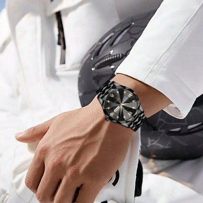 🔥Lyxiga vattentäta analoga kvartsklockor för män