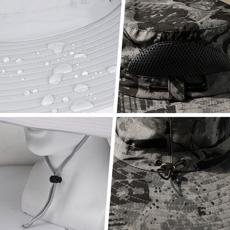 🧢 50% RABATT NU!🌬️ Herr Solhatt med 2 Avtagbara Solfläktar – UPF 50+ & USB-laddning ☀️
