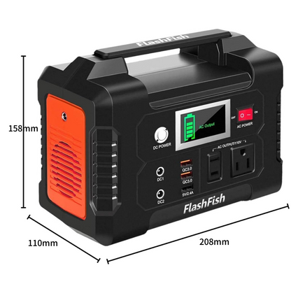 ⚡⚡200W bärbart kraftverk med display