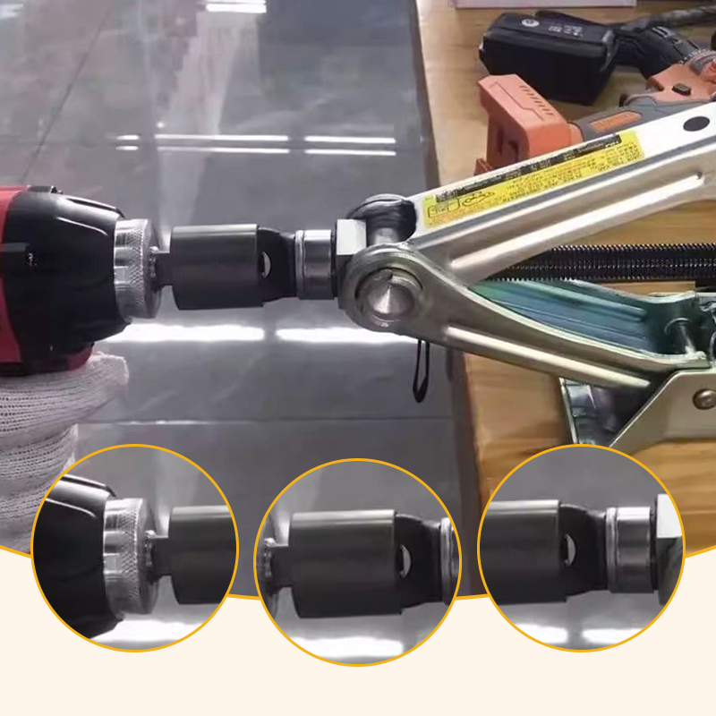 🚗Universell adapter för jackuttag för handborrmaskin