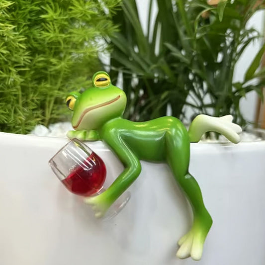 🔥Grodfigurer i miniatyr Växtdekorationer