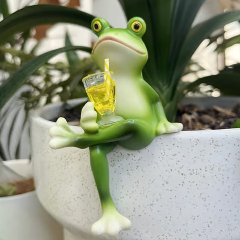 🔥Grodfigurer i miniatyr Växtdekorationer
