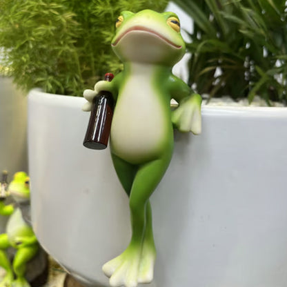 🔥Grodfigurer i miniatyr Växtdekorationer