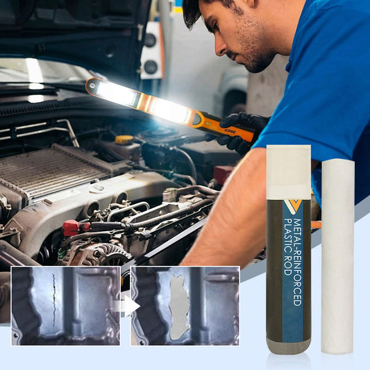 ⚡ Slitstark metallplasticin ✅ SUPERSTARK MEN LÄTT 💪 – Metallkärna + Hållbara Material ✅ Brett utbud av tillämpningar 🏗️ – bygg, gör-det-själv, lagerhantering ✅ Rostfri och väderbeständig 🌧️ – utformad för att motstå extrema förhållanden