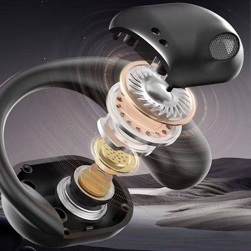🔥Ergonomiska Hörlurar med Hängande Stil och Brusreducering, Trådlösa Bluetooth