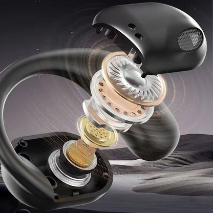 🔥Ergonomiska Hörlurar med Hängande Stil och Brusreducering, Trådlösa Bluetooth