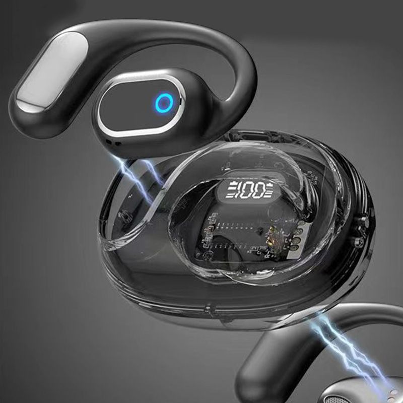 🔥Ergonomiska Hörlurar med Hängande Stil och Brusreducering, Trådlösa Bluetooth