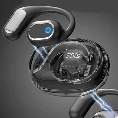 🔥Ergonomiska Hörlurar med Hängande Stil och Brusreducering, Trådlösa Bluetooth