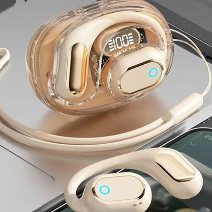🔥Ergonomiska Hörlurar med Hängande Stil och Brusreducering, Trådlösa Bluetooth