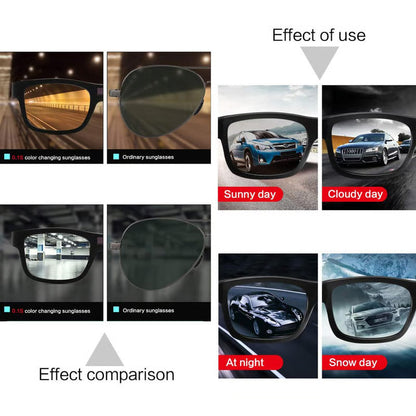 💥💥🏆Hot new models😎😎😎Classic Smart Photochromic Polarized Solglasögon