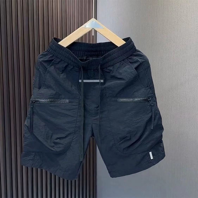 Herrshorts med midja, avslappnade komfortshorts