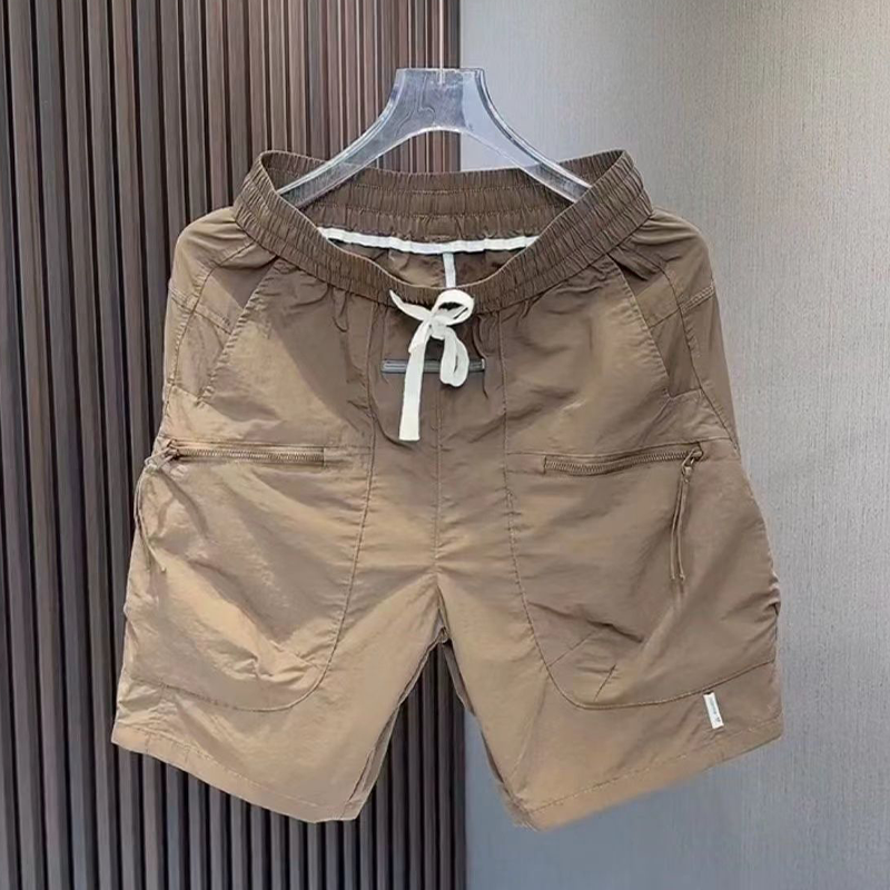 Herrshorts med midja, avslappnade komfortshorts