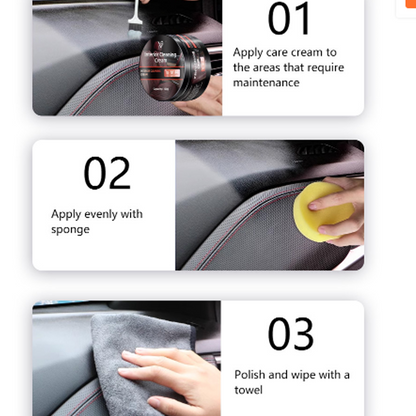 🔥🔥Köp 2 Få 1 gratis🚗Kräm för invändig rengöring av bilar