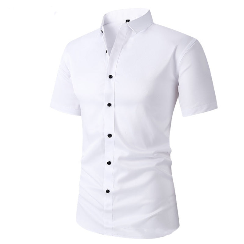 🔥Hot sale - 50% rabatt🔥Kortärmad stretchskjorta för män