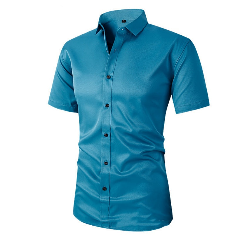 🔥Hot sale - 50% rabatt🔥Kortärmad stretchskjorta för män