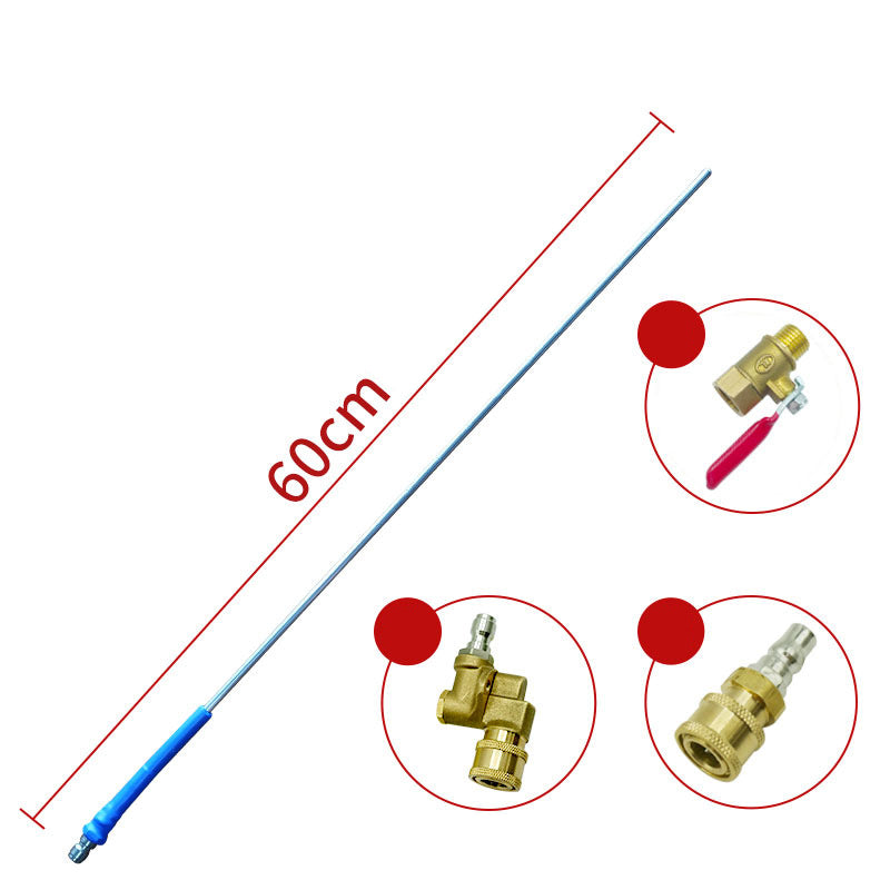 🔥Vatten- och luftdubbelriktat rengöringsverktyg för radiatorer i bilar (ingen demontering krävs)