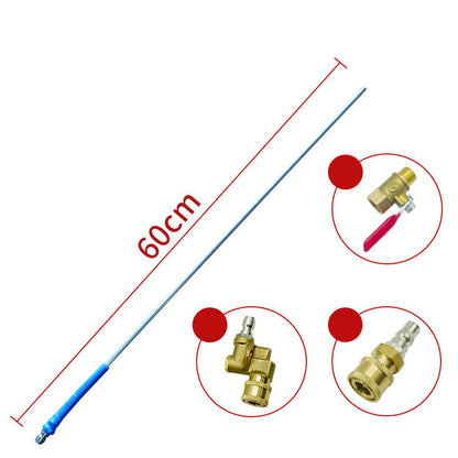 🔥Vatten- och luftdubbelriktat rengöringsverktyg för radiatorer i bilar (ingen demontering krävs)