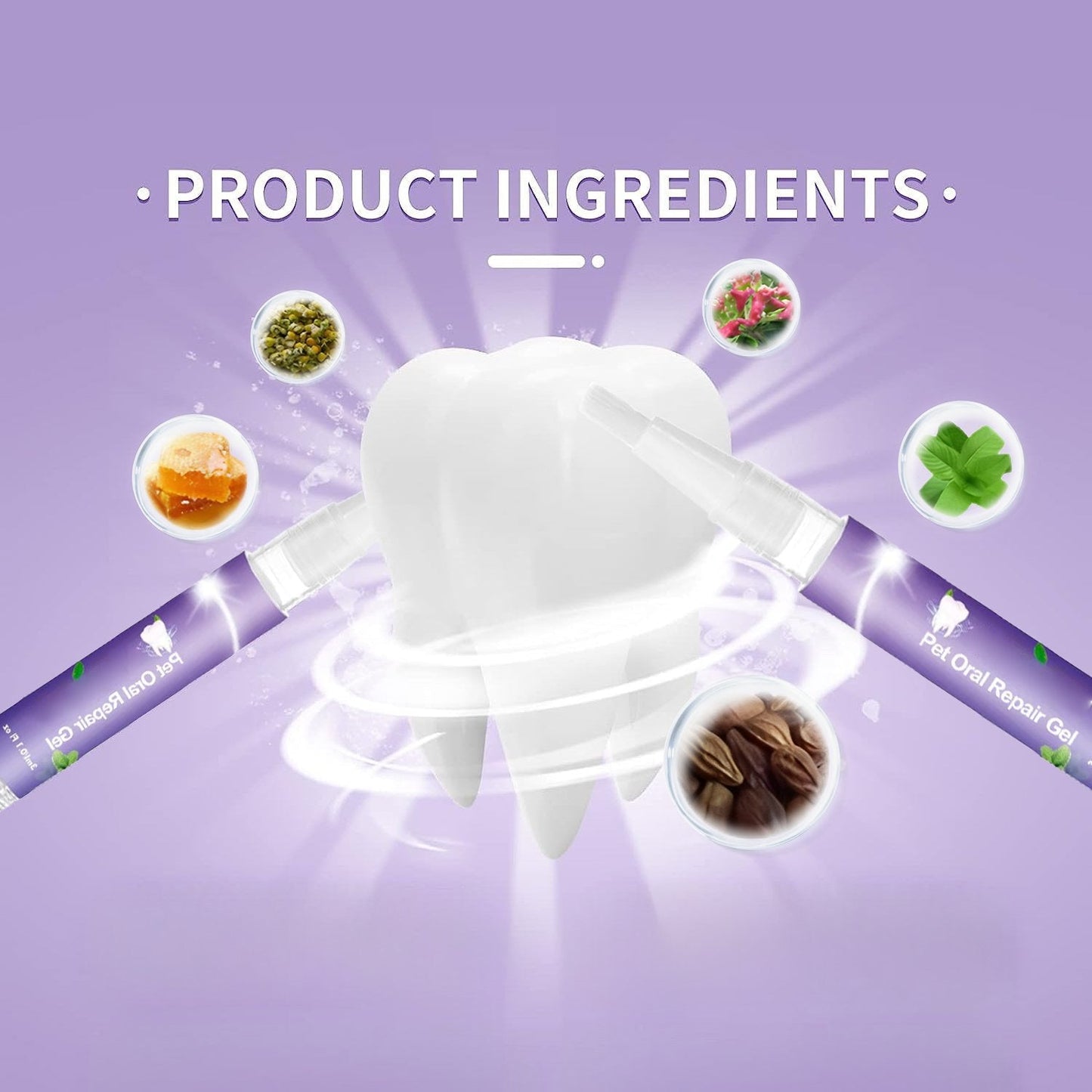 🥇KÖP 1 FÅ 1 GRATIS🔥Pet Oral Repair Gel-tandborste 🐱🐶