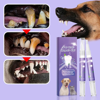🥇KÖP 1 FÅ 1 GRATIS🔥Pet Oral Repair Gel-tandborste 🐱🐶