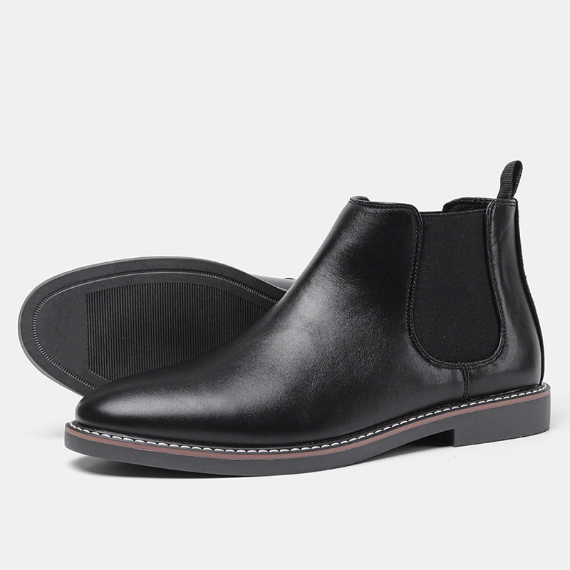 🔥Fri leverans -  Chelsea boots i vintageläder för män