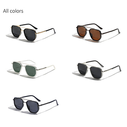 ✨Tidsbegränsat erbjudande: 50 % rabatt🥰 Geometriska polariserade solglasögon med dubbel ram – djärv stil, kristallklar syn!🕶️