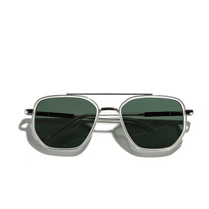 ✨Tidsbegränsat erbjudande: 50 % rabatt🥰 Geometriska polariserade solglasögon med dubbel ram – djärv stil, kristallklar syn!🕶️