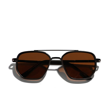 ✨Tidsbegränsat erbjudande: 50 % rabatt🥰 Geometriska polariserade solglasögon med dubbel ram – djärv stil, kristallklar syn!🕶️