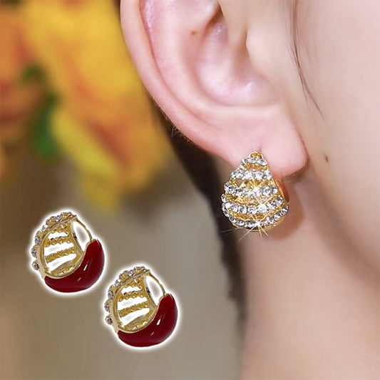 🔥Eleganta Vintage Zirconia-örhängen för kvinnor