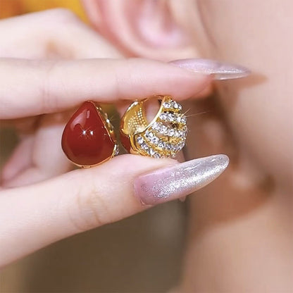 🔥Eleganta Vintage Zirconia-örhängen för kvinnor