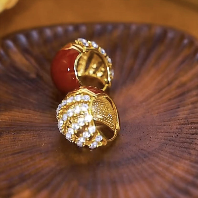 🔥Eleganta Vintage Zirconia-örhängen för kvinnor
