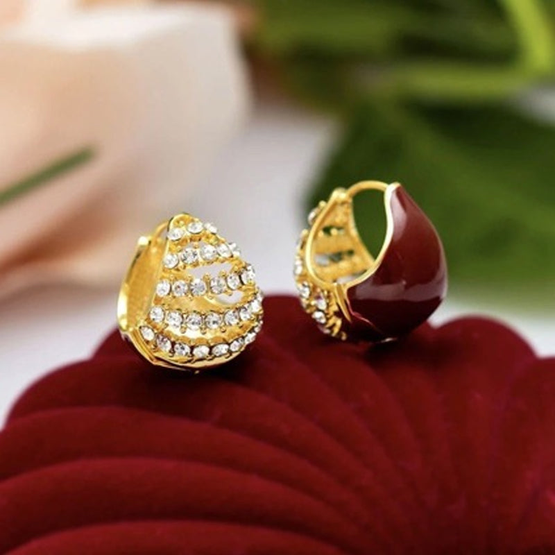 🔥Eleganta Vintage Zirconia-örhängen för kvinnor