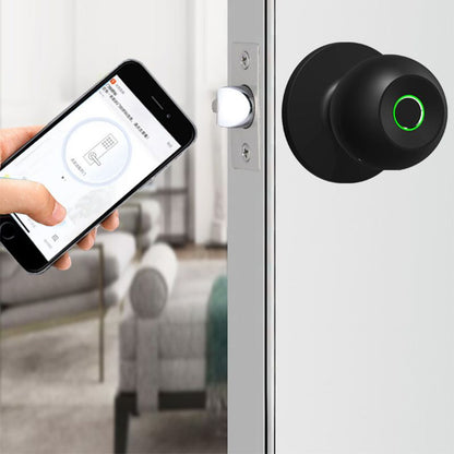 🔥Säkerhet + Bekvämlighet✨Smart dörrlås med Bluetooth och fingeravtryck