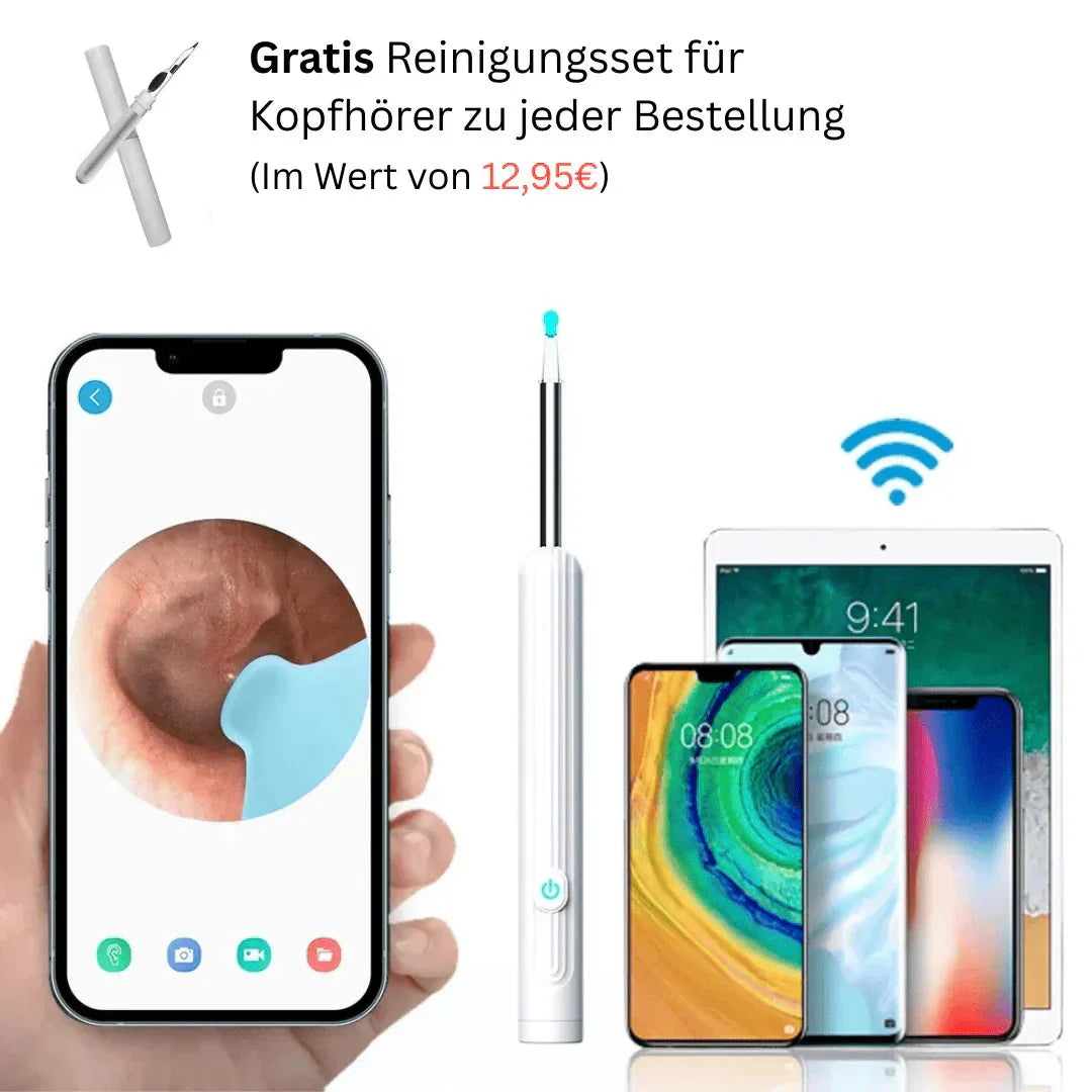 Sverigeify®💥Intelligent vattentät visuell öronvaxborttagare