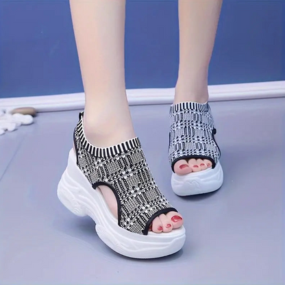 ❄️Women's Wedge Sandals med öppen tå✨