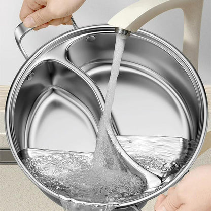 ⏳Tidsbegränsad special🍲Förtjockad varmgryta i rostfritt stål med dubbel smak🏘️