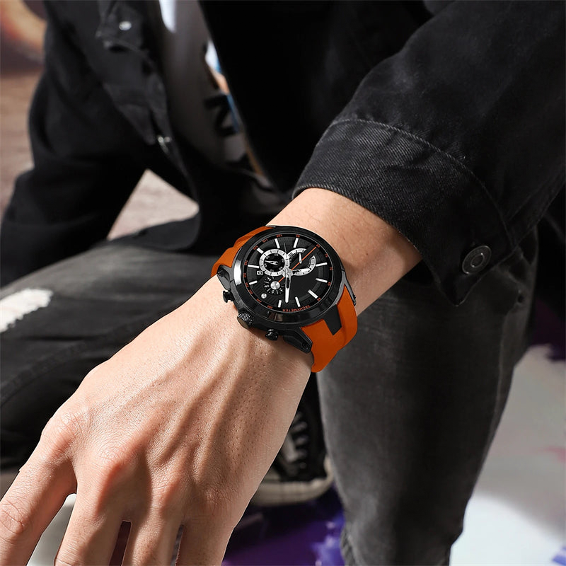 🔥Sport Style Luminous Silikonarmband Vattentät klocka