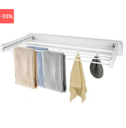 👚Maximal rabatt! 💥  VÄGGMONTERAD HOPFÄLLBAR TORKSTÄLLNING