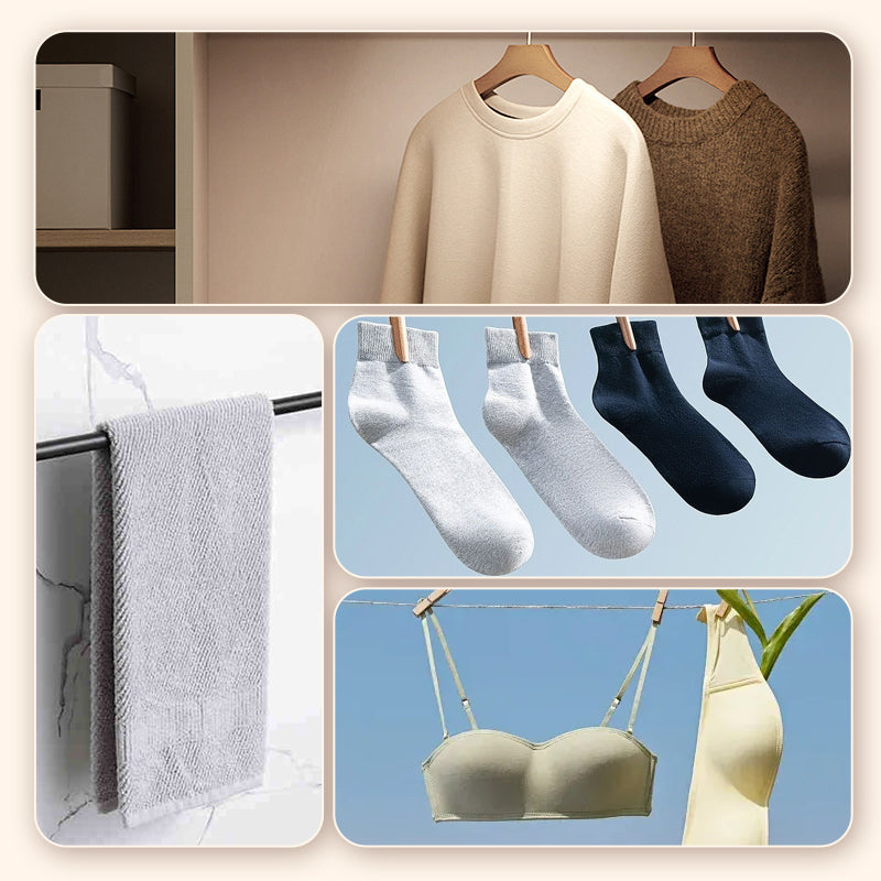 👚Maximal rabatt! 💥  VÄGGMONTERAD HOPFÄLLBAR TORKSTÄLLNING