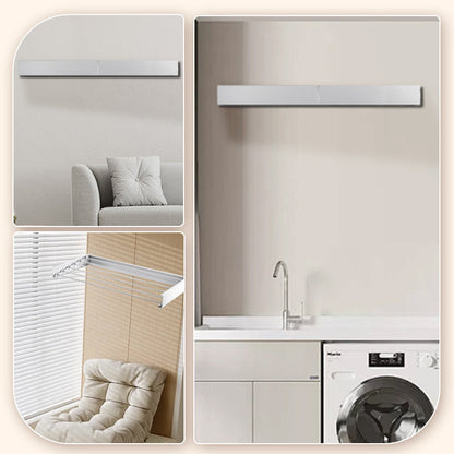 👚Maximal rabatt! 💥  VÄGGMONTERAD HOPFÄLLBAR TORKSTÄLLNING