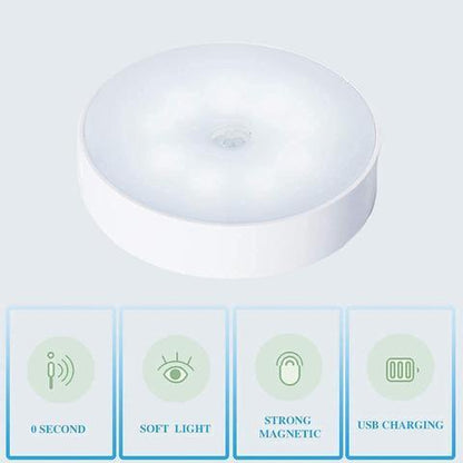 🔥Köp 1 få 1 gratis🔥Automatisk, uppladdningsbar lampa med rörelsesensor